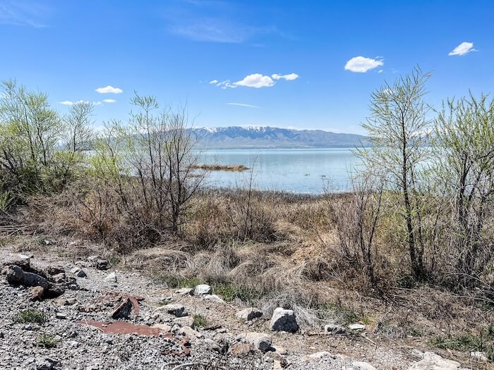 A view of Utah Lake State Park