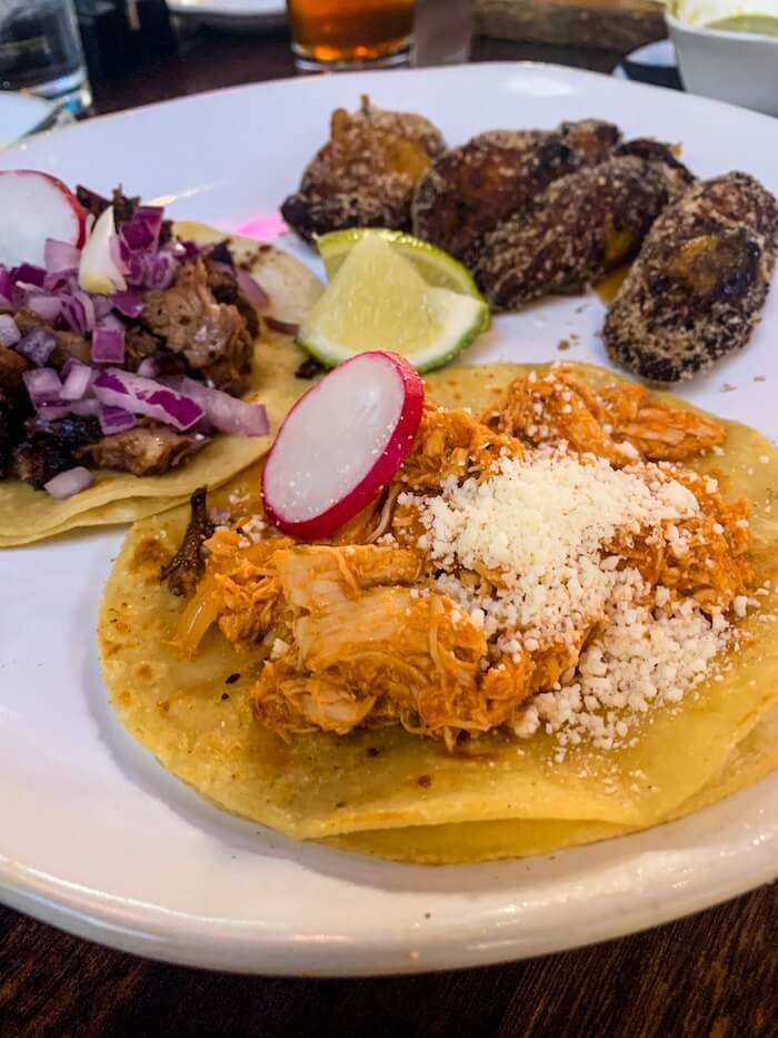 A plate of tacos in Golden Hill, San Diego