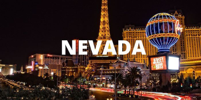 A Las Vegas scene with NEVADA across the front