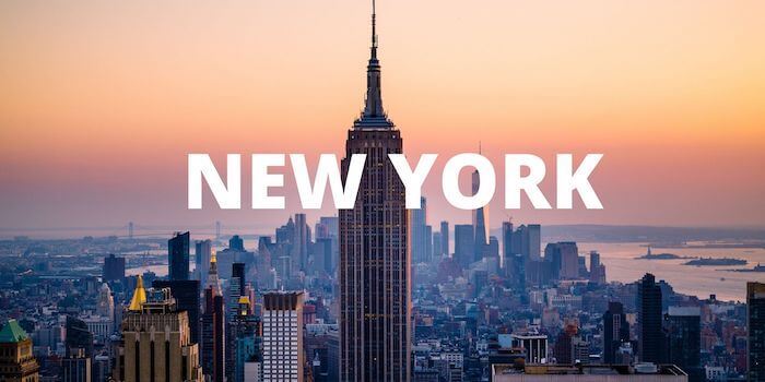 Skyscrapers and the main New York page
