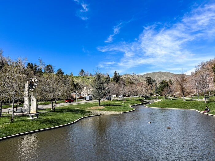 A lovely view of Memory Grove Park in Salt Lake City