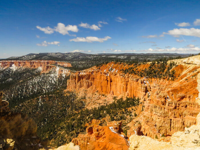 A view from a scenic point in Bryce Canyon National Park