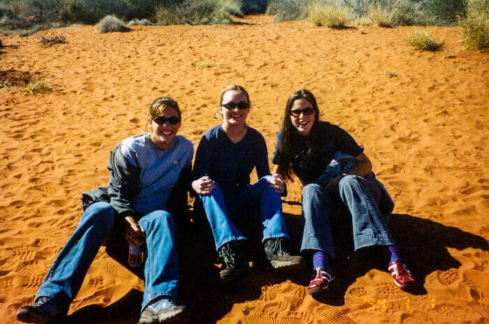 Friends in the desert