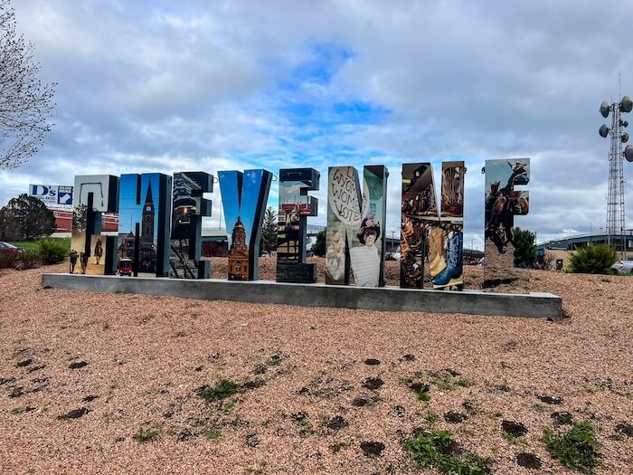 A welcome sign for Cheyenne, one of the top things to do in Cheyenne