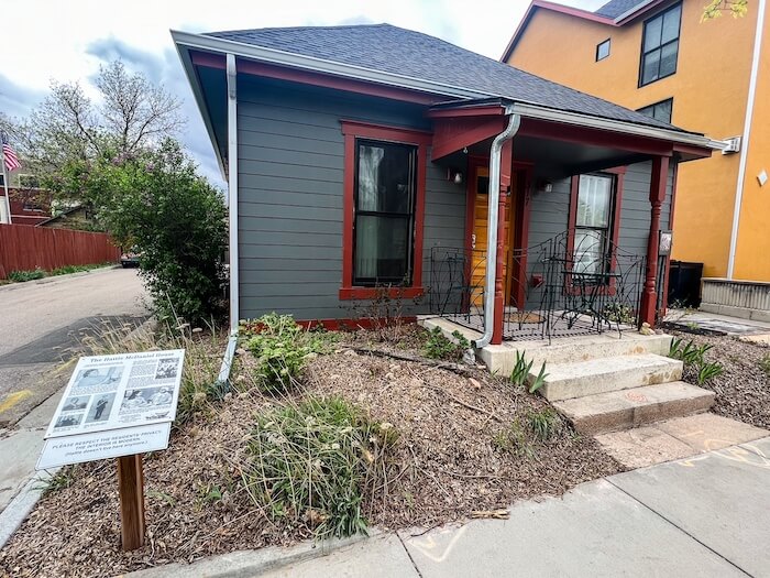 The Hattie McDaniel house in Fort Collins