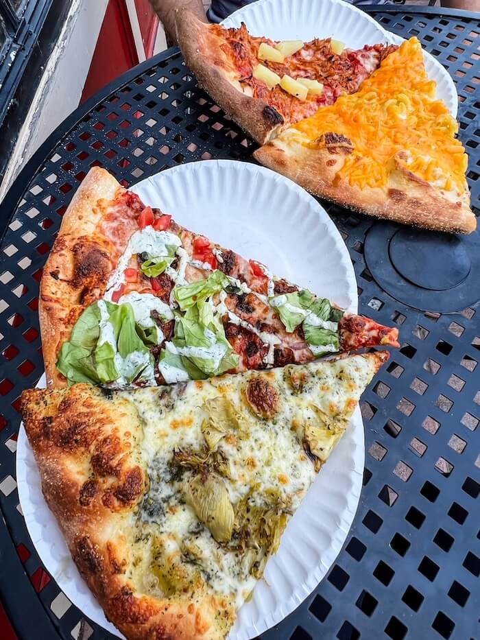 Impressive slices of pizza in Fort Collins