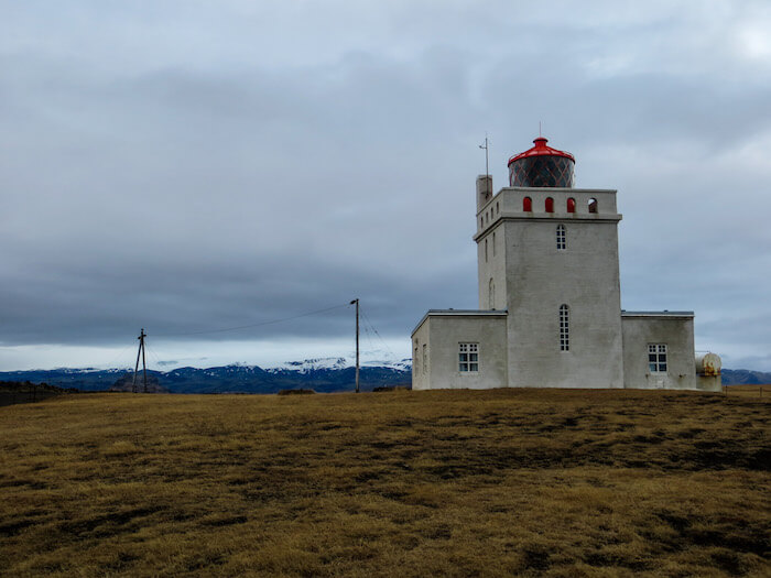 A view from the Dyrhólaey Viewpoint in Iceland