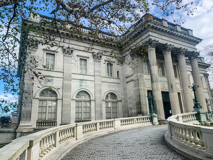 Marble House, one of the more opulent among mansions of Newport