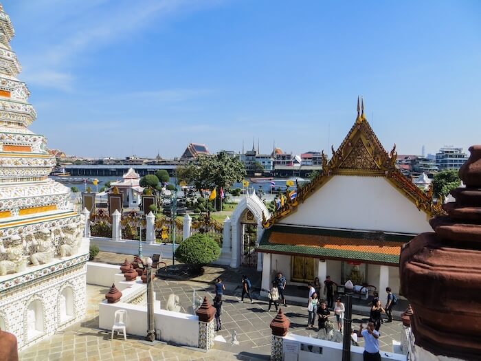 A view from a temple in Bangkok