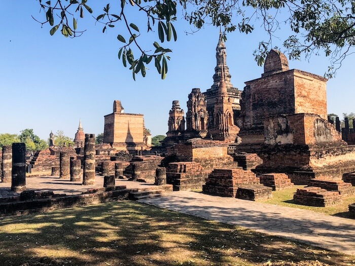 Historical ruins in Sukhothai