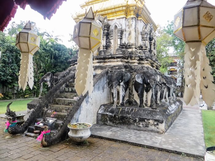 A temple in Chiang Mai, Thailand