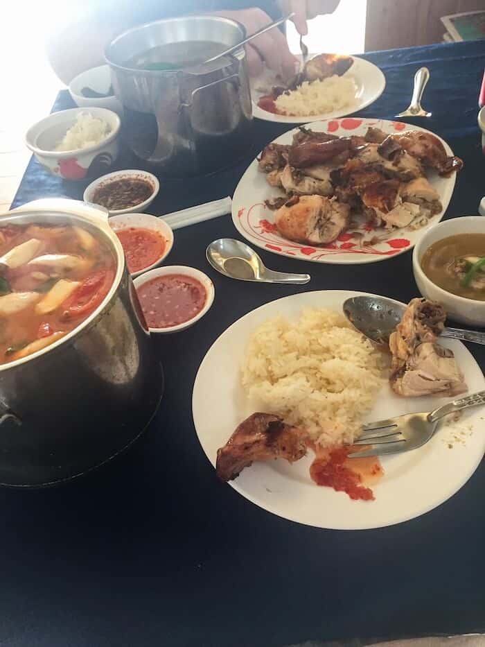Chicken for lunch in Chiang Mai