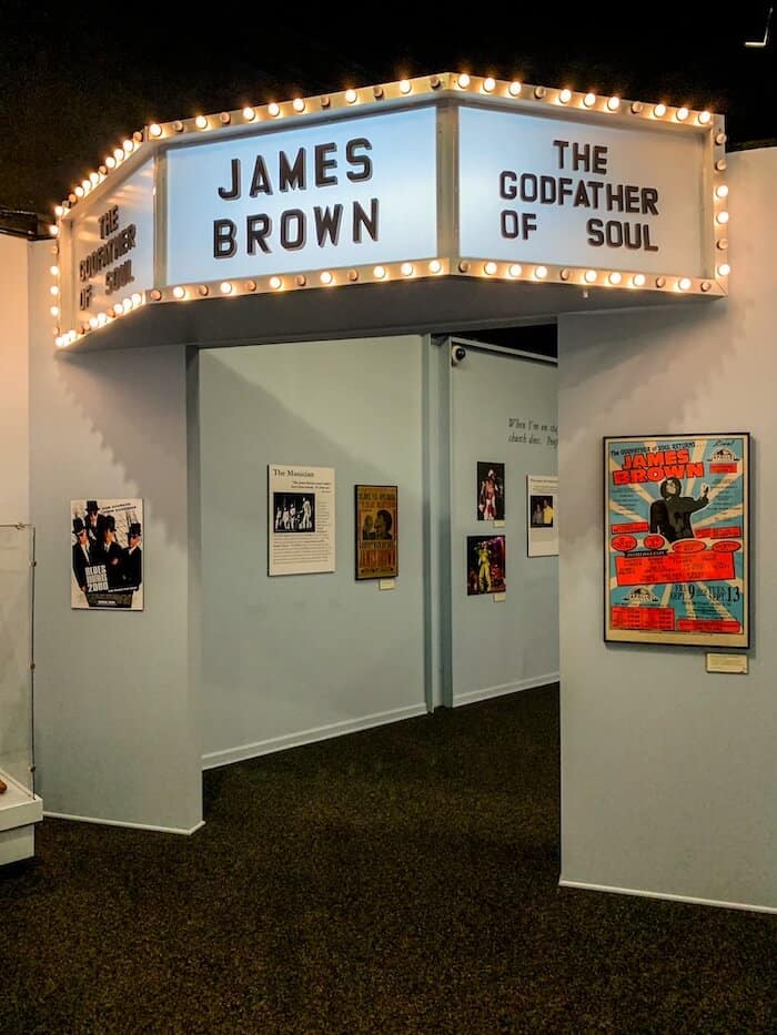 An exhibit inside a museum in Augusta