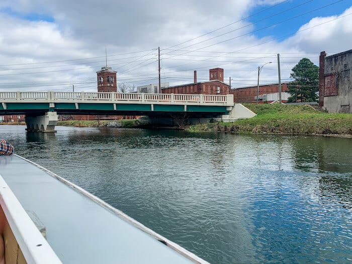 The Augusta Canal from a boat tour