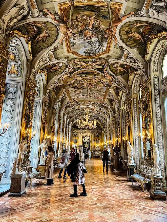 The Doria Pamphili Gallery and its gilded halls in Rome