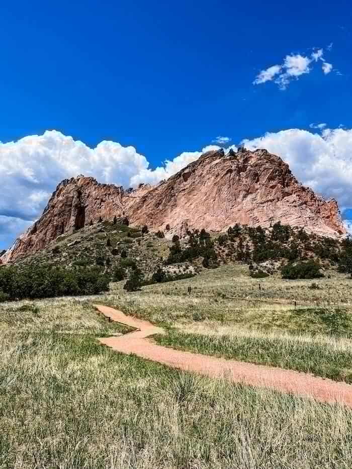 A twisting path on Garden of the Gods hikes