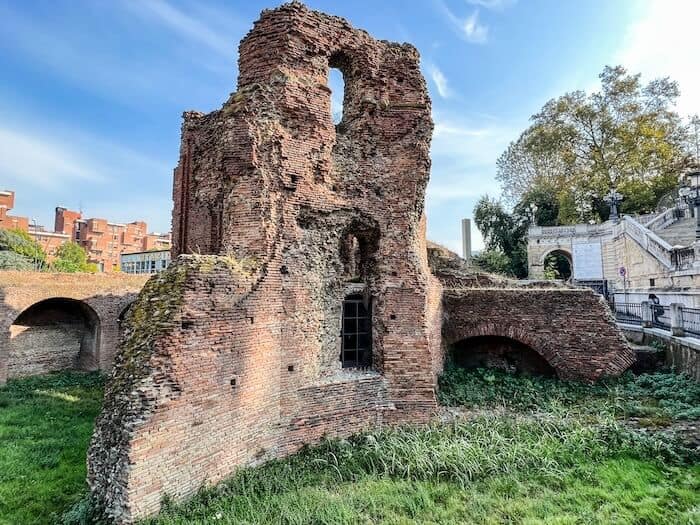 Ancient ruins in Bologna to answer, "Is Bologna worth visiting?"