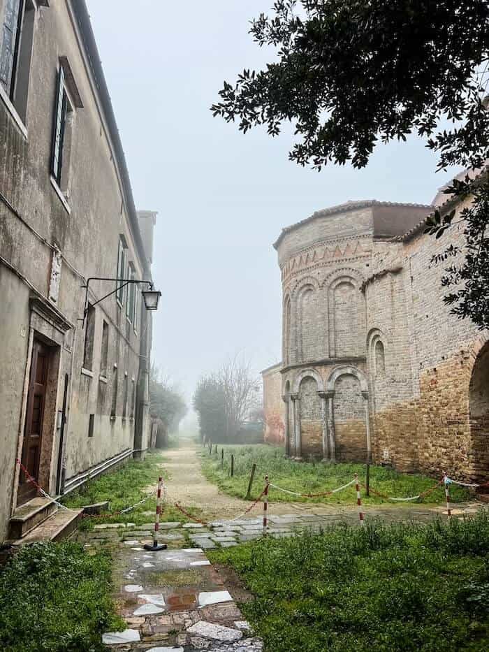 A view of the main palazzo in Torcello