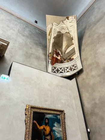 Art against the walls at the Gallerie dell'Accademia in Venice