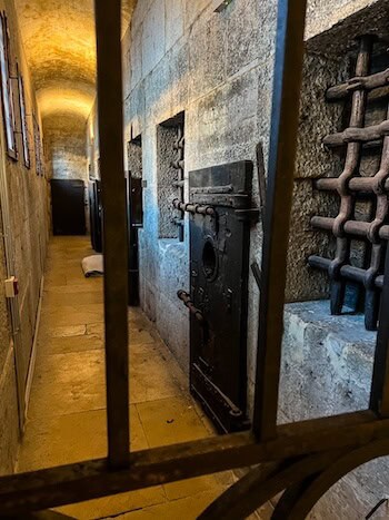 A cell inside Doge's Palace in Venice