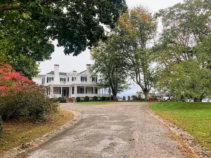 A large private residence that was a filming location for the movie Mystic Pizza