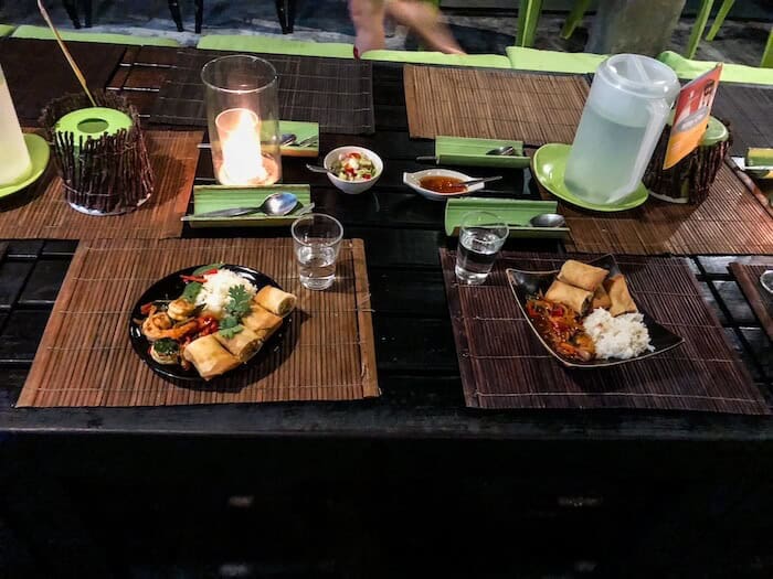 A delicious meal in Thailand