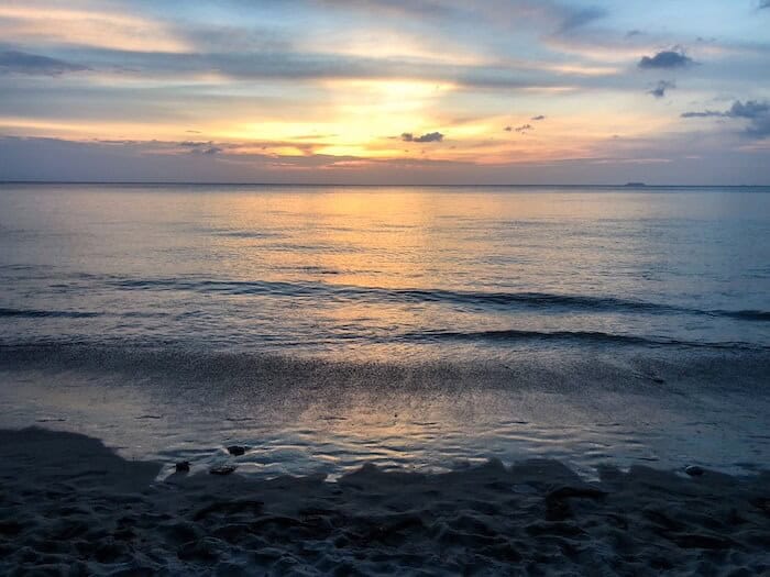 A sunset in Koh Lanta