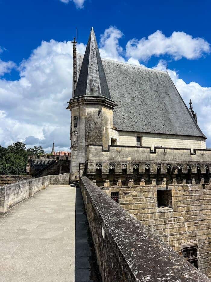 A view from the ramparts in Nantes