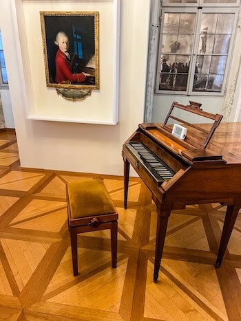Mozart's piano in Salzburg