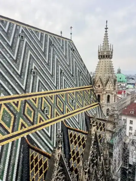 A view from the top of St. Stephen’s Cathedral in Vienna
