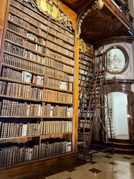 Inside the Austrian National Library in Vienna
