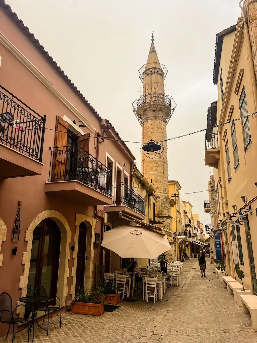 A tower in the Old Town in Chania