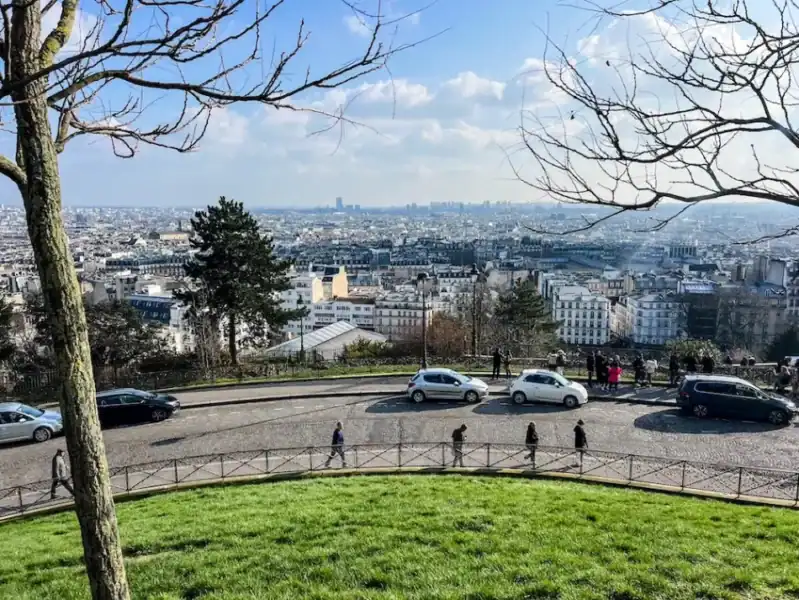 A panorama from a spot in Paris, France