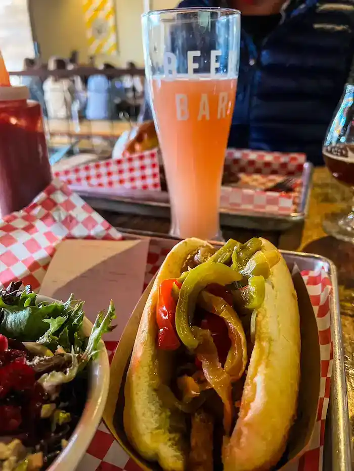 Sandwiches and cocktails at Beer Bar in Salt Lake City