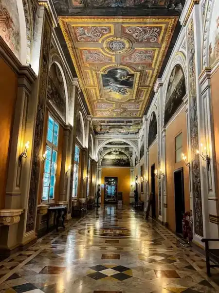 A hallway in the Grand Master's Palace in Valletta, Malta