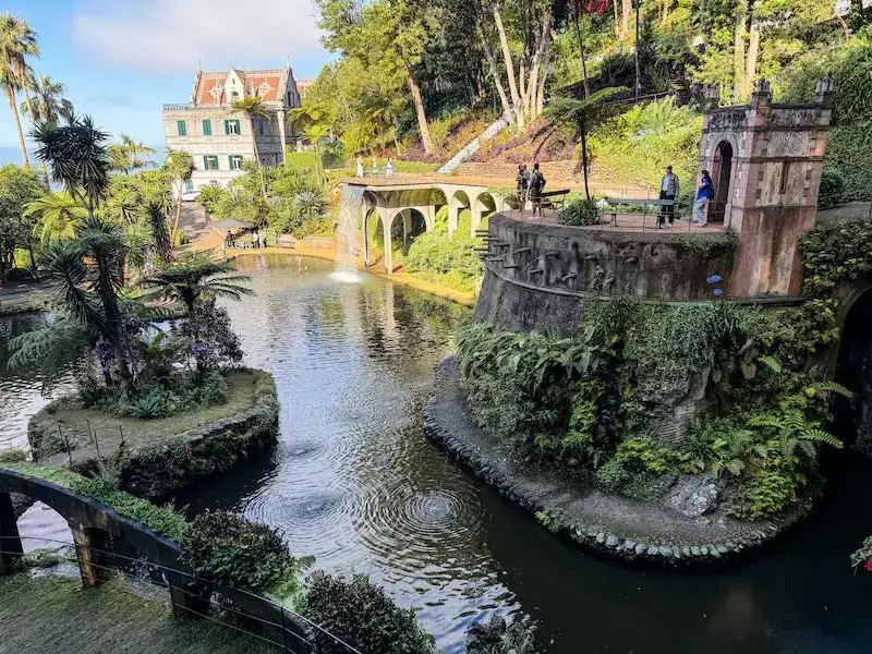 A lush garden in Madeira