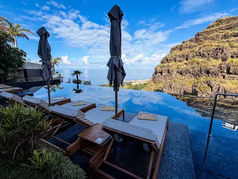 A view from a hotel in Madeira
