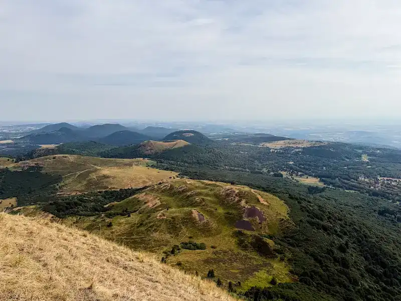 At the top of Puy de Dôme, one of the best volcanoes in France