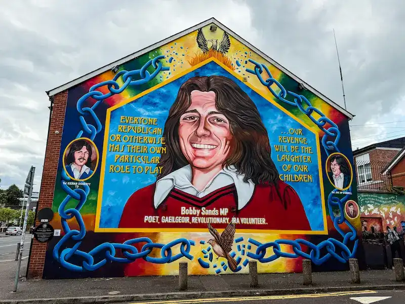 The Bobby Sands mural in Belfast