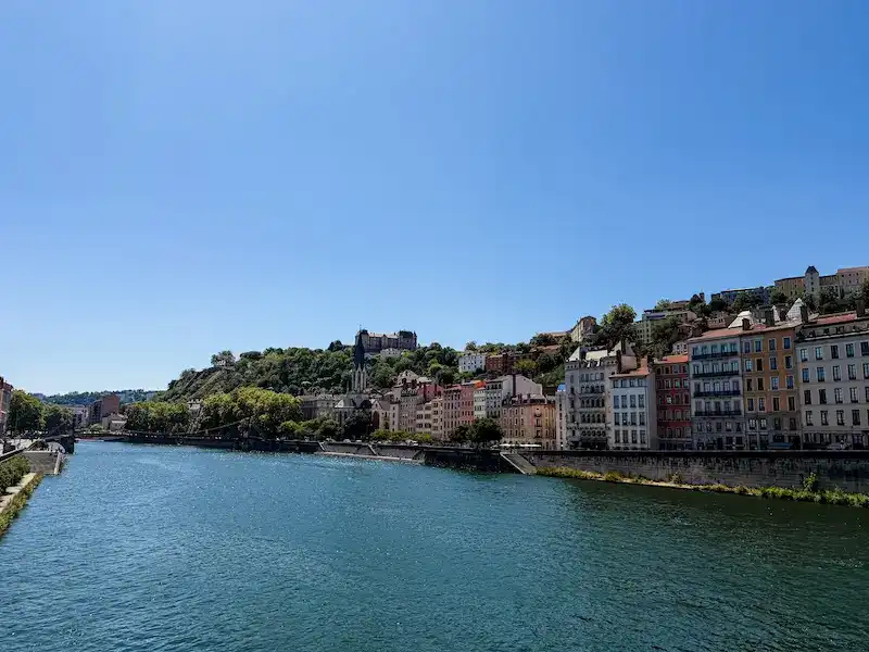 A river view in Lyon