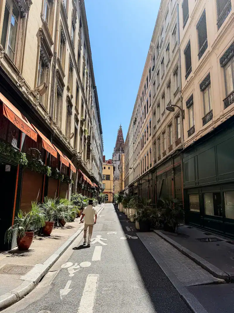 A street view in Lyon