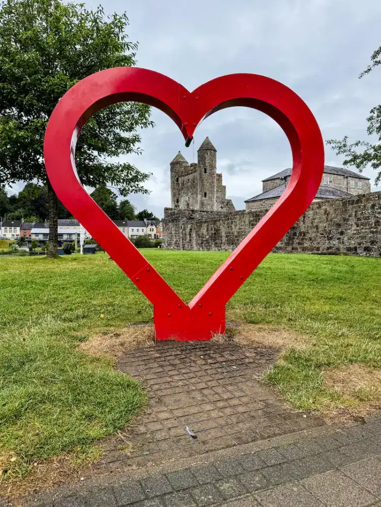 A heart-shaped photo opportunity in Northern Ireland
