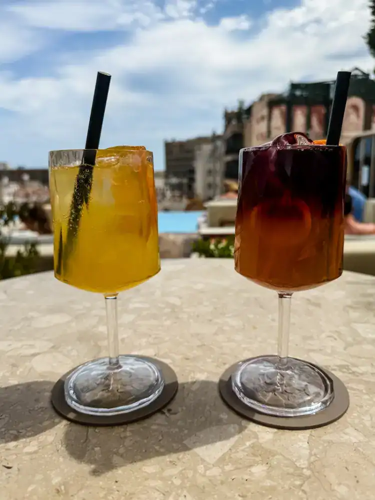 Rooftop cocktails in Barcelona