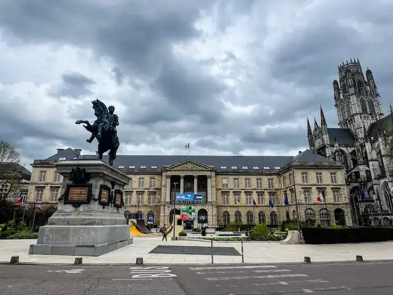 The outside of a museum in Rouen