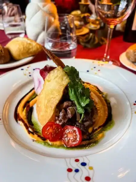 A plate of delicious food in Rouen