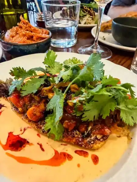 A plate of Asian food in the 10th, considered by some to be the worst arrondissement in Paris