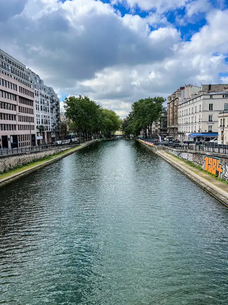 The canal in the 10th, considered by some to be the worst arrondissement in Paris
