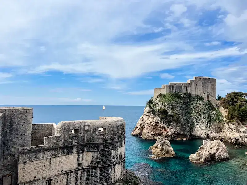 A view from Fort Lovrijenac in Dubrovnik