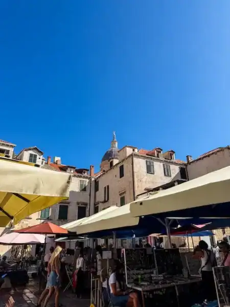 A market in Old Town, Dubrovnik