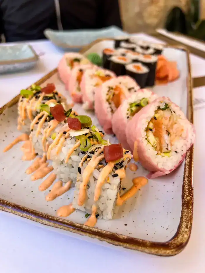 A sushi lunch in Dubrovnik